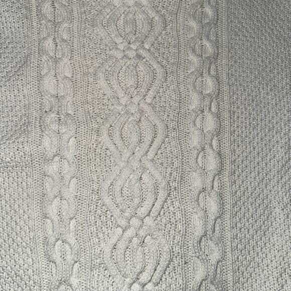 Urban Outfitters Womens M Sweater Cable Knit Fishermen Cozy Neutral Autumn Warm - Picture 7 of 10